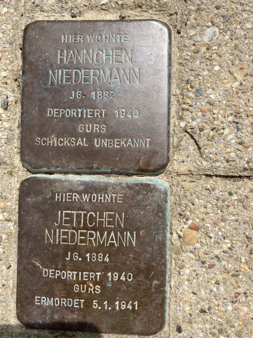 Stolpersteine Sindolsheim