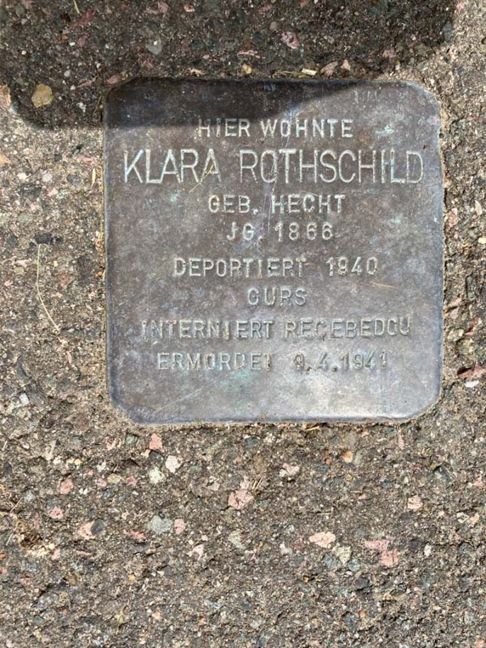 Stolperstein Sindolsheim