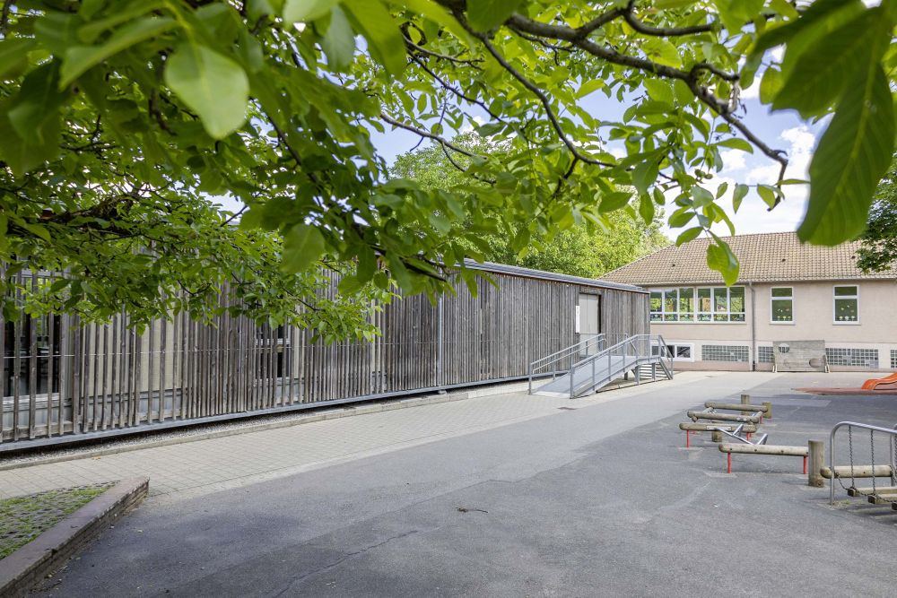 Aussenansicht der KZ-Gedenkstaette Neckarelz