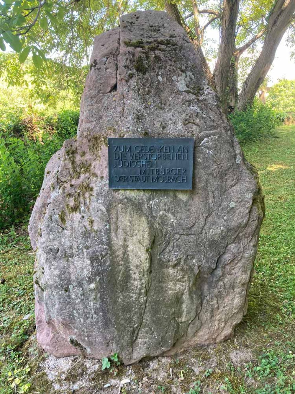 Gedenkstein für jüdische Opfer